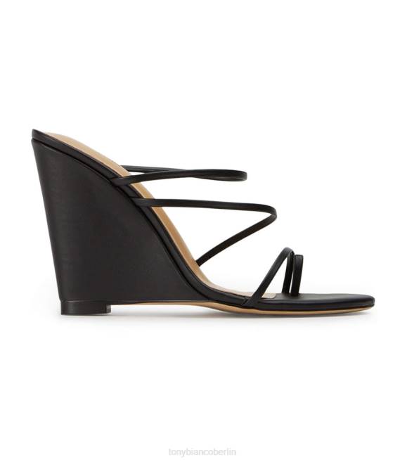 Keile| de Tony Bianco Frauen Gaia-Wedges schwarzes Capretto 4624386